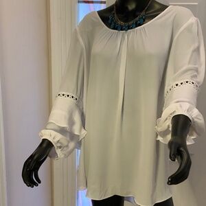 Ashley Stewart Sheer Blouse